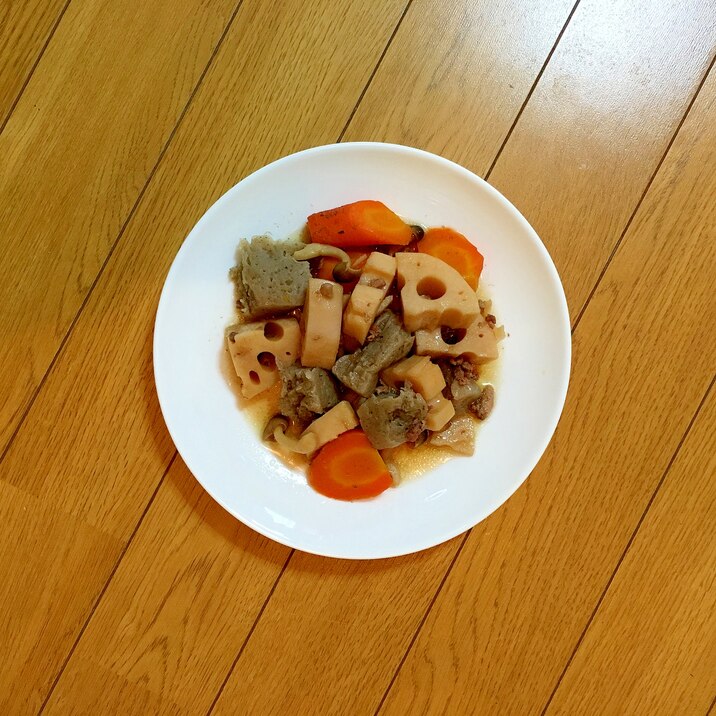 蓮根そぼろ煮